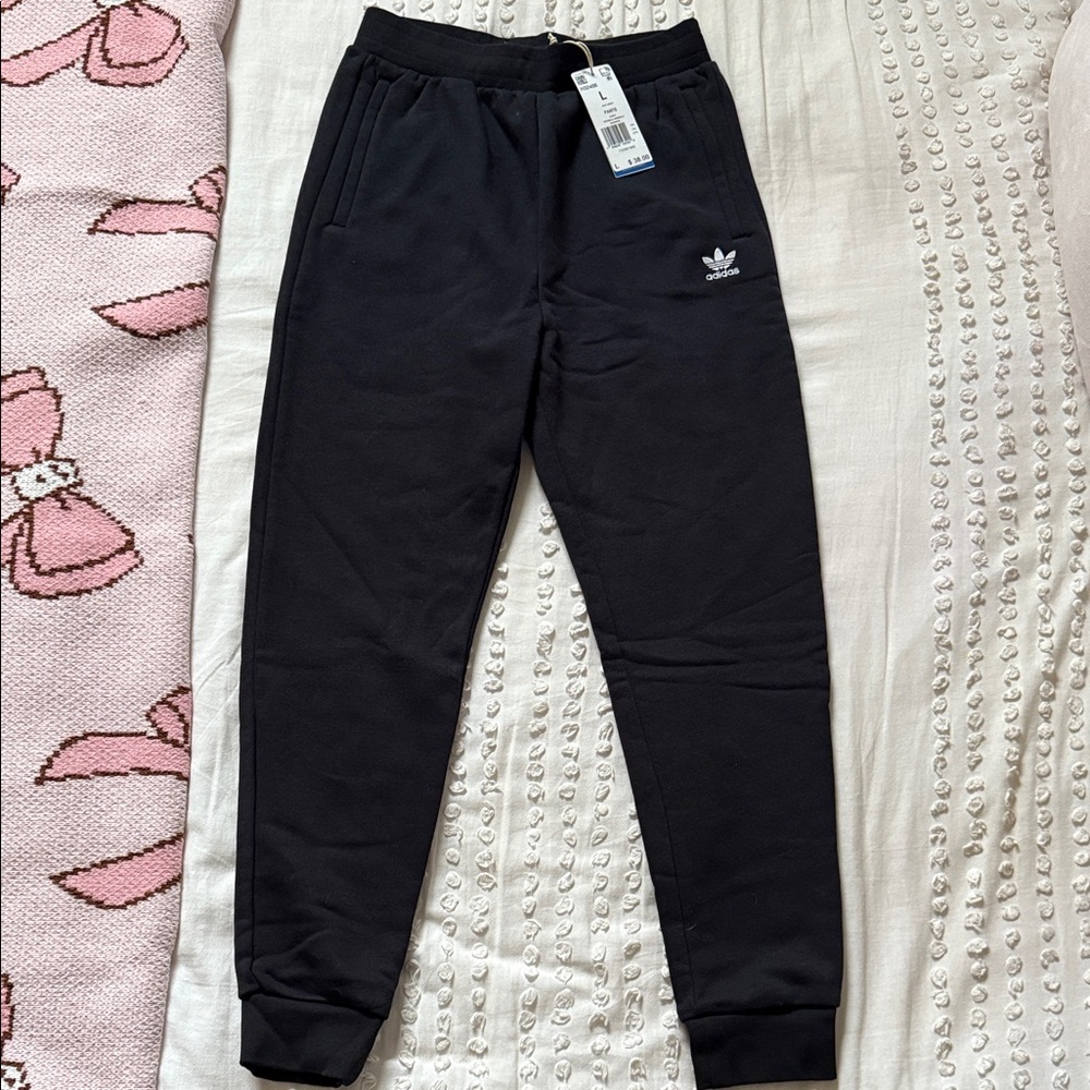 Adidas Kids Black Sweatpants